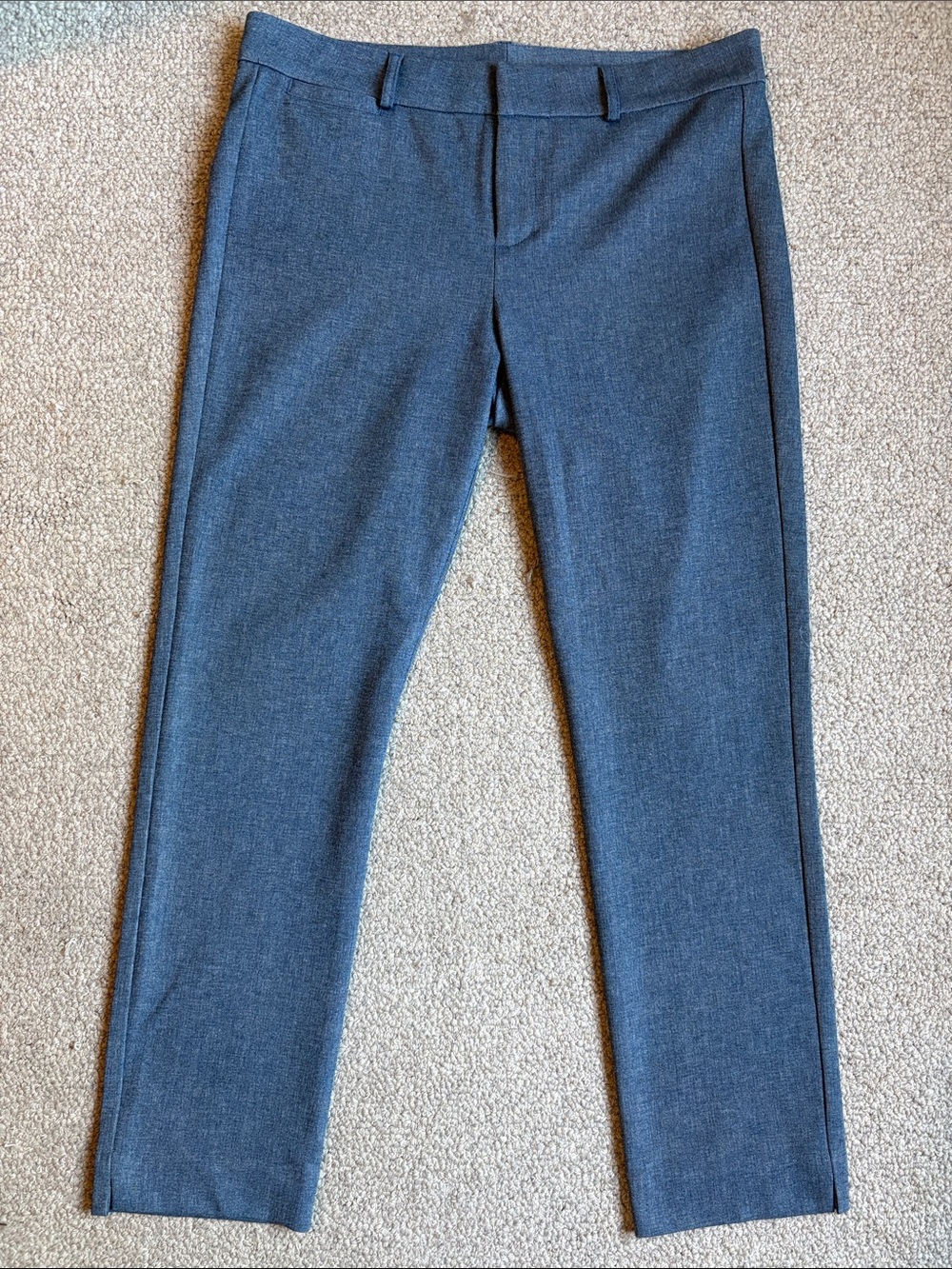 Kut from the Kloth Straight Leg Pants in Charcoal Gray